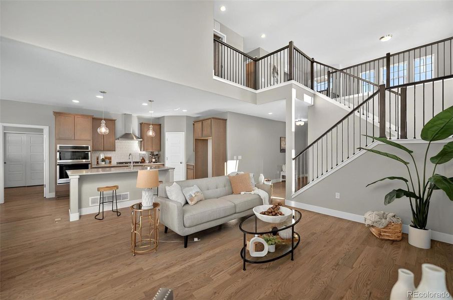 Furnished interior view inside a new home in , Colorado Springs (Image 10). Furnished interior view inside a new home in , Colorado Springs (Image 10).