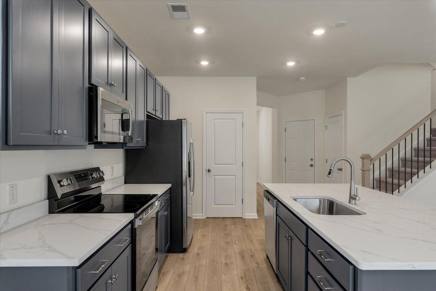 Furnished interior view inside a new home in The Landings at Montague, Goose Creek (Image 35).