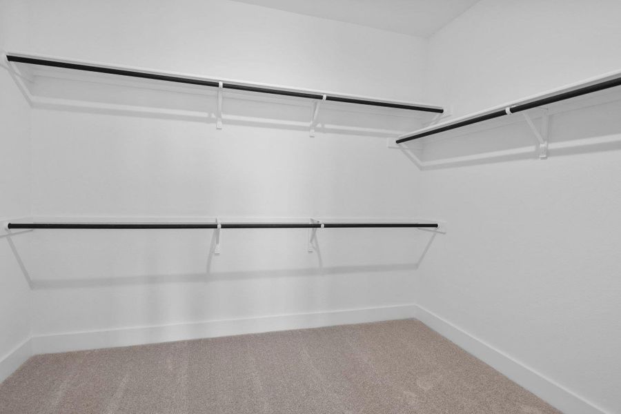 Walk-in closet in Primary Bedroom