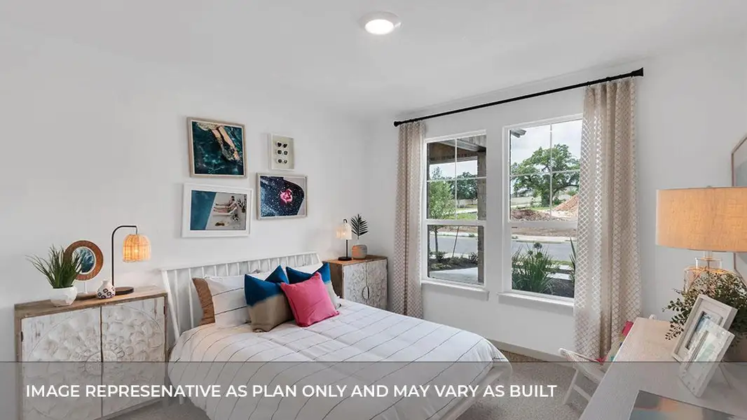 Furnished interior view inside a new home in Rosenbusch Ranch, Leander (Image 18). Furnished interior view inside a new home in Rosenbusch Ranch, Leander (Image 18).
