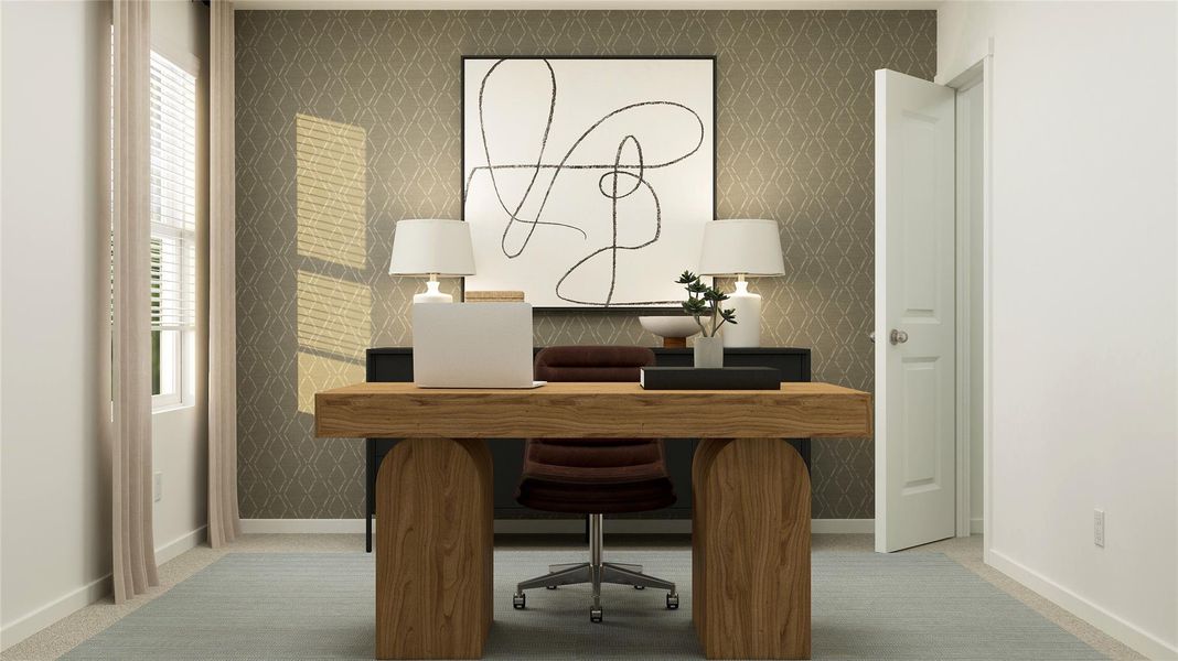 Furnished interior view inside a new home in , Elgin (Image 28).