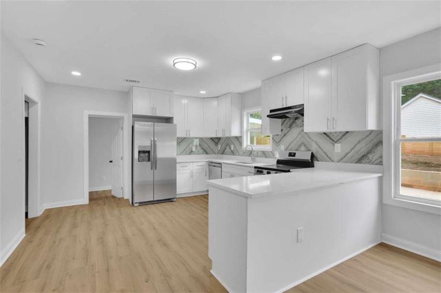 Furnished interior view inside a new home in , Smyrna (Image 8).