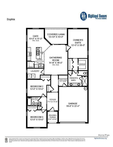 Sophia - Home Layout