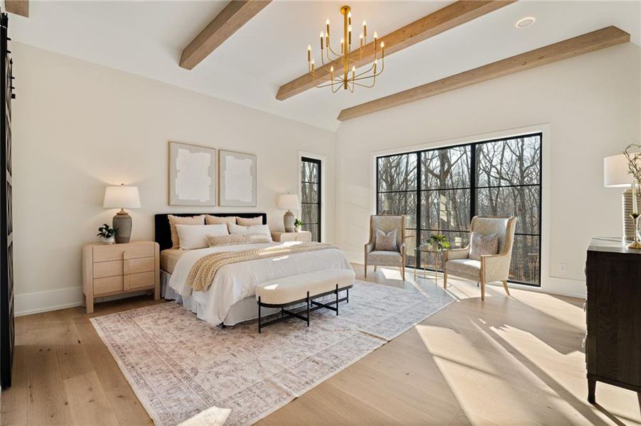 Furnished interior view inside a new home in , Canton (Image 57).