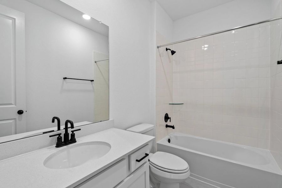 Third bath. Note: Sample product photo. Actual exterior and interior selections may vary by homesite. Photo may be virtually staged