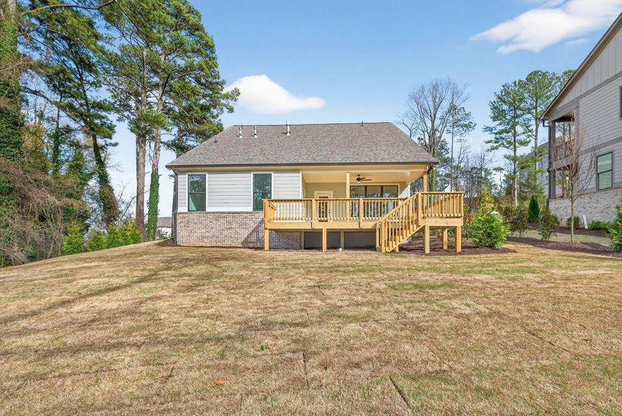 Exterior details and patio area of a home in , Marietta (Image 3).
