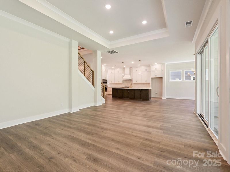 Spacious, unfurnished interior of a new home in North Creek Village, Huntersville (Image 20).