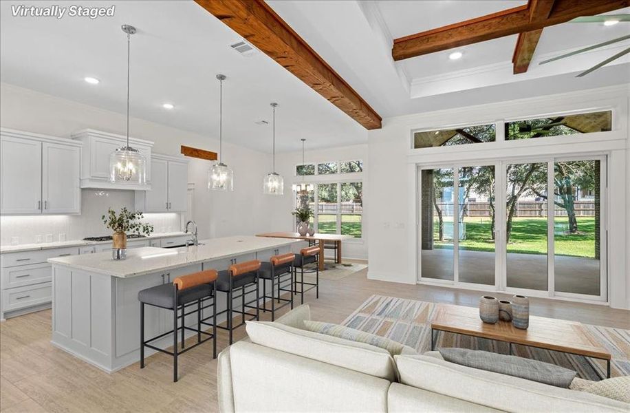 Furnished interior view inside a new home in , Salado (Image 7).