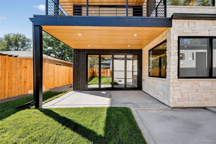 Exterior details and patio area of a home in , Denver (Image 25).