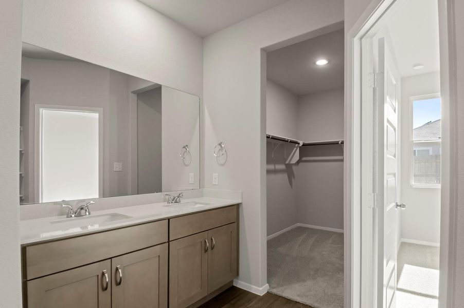 Furnished interior view inside a new home in Edgebrooke, Pflugerville (Image 8). Furnished interior view inside a new home in Edgebrooke, Pflugerville (Image 8).