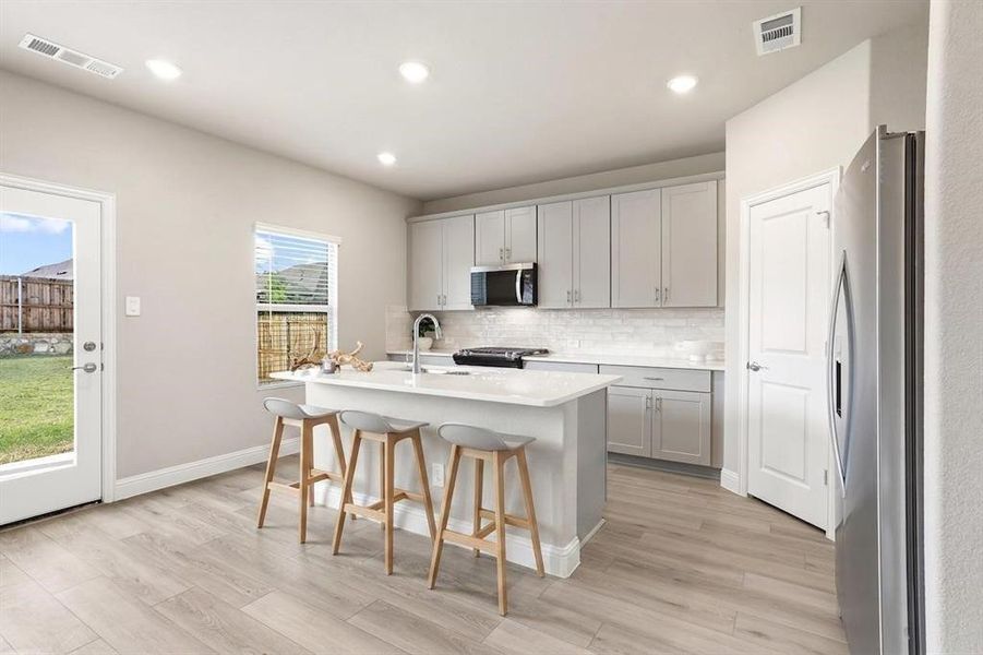 Furnished interior view inside a new home in Westmoor, Sherman (Image 7).
