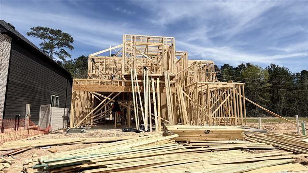 In-progress construction of a new home in , Montgomery, TX (Image 30).