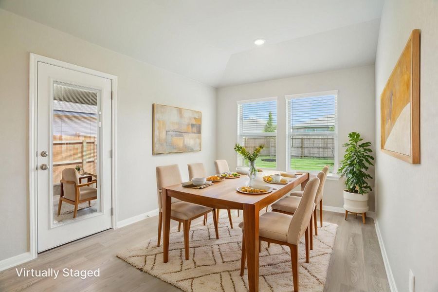 Photo is not of the actual home, but is an inspirational photo of builder’s model home and may depict options, furnishings, and/or decorator features that are not included