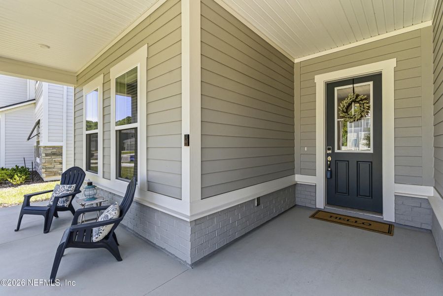 Exterior details and patio area of a home in RiverTown, St. Johns (Image 3).