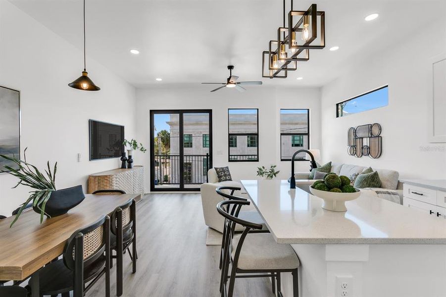 Furnished interior view inside a new home in , Tampa (Image 9).