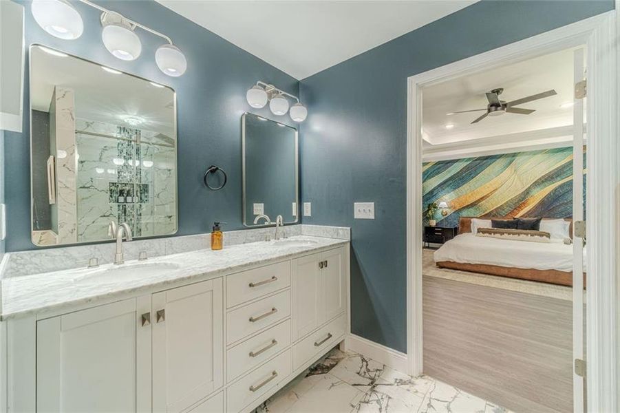 Furnished interior view inside a new home in , Snellville (Image 38).