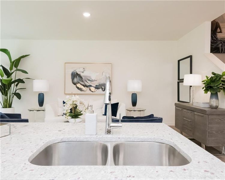 Furnished interior view inside a new home in , Conyers (Image 9).