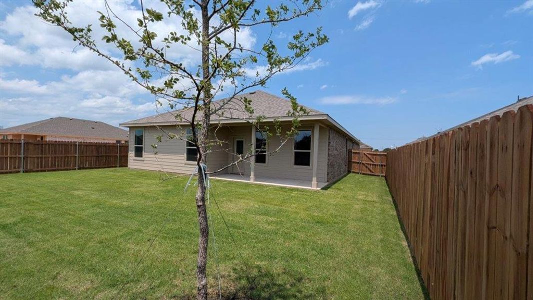 Front exterior of a new home in Lankford Farms, Cleburne, TX, highlighting curb appeal (Image 9).
