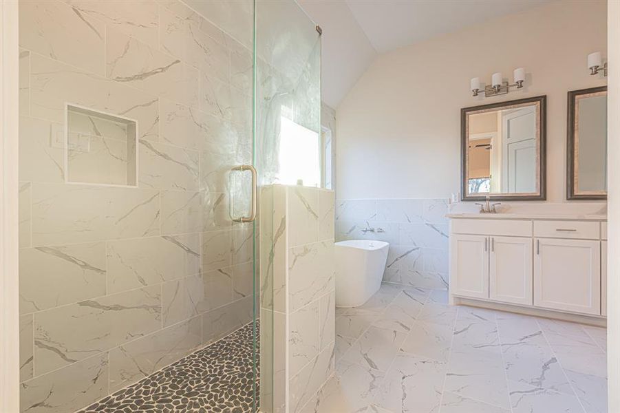 Furnished interior view inside a new home in , Azle (Image 7).