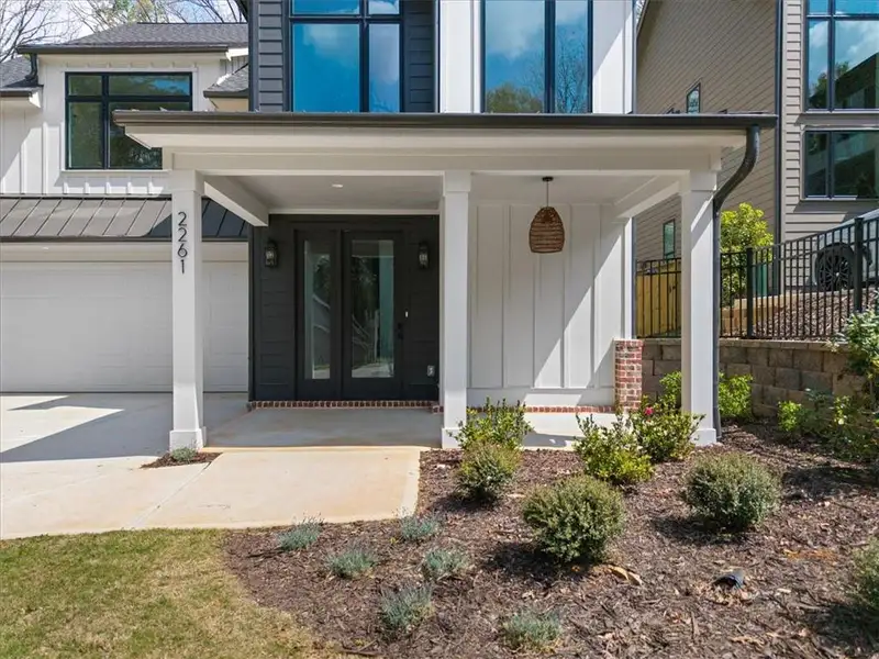 Exterior details and patio area of a home in , Atlanta (Image 4).