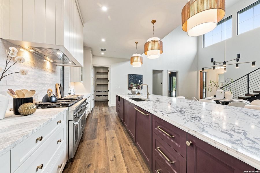 Furnished interior view inside a new home in , New Braunfels (Image 10).