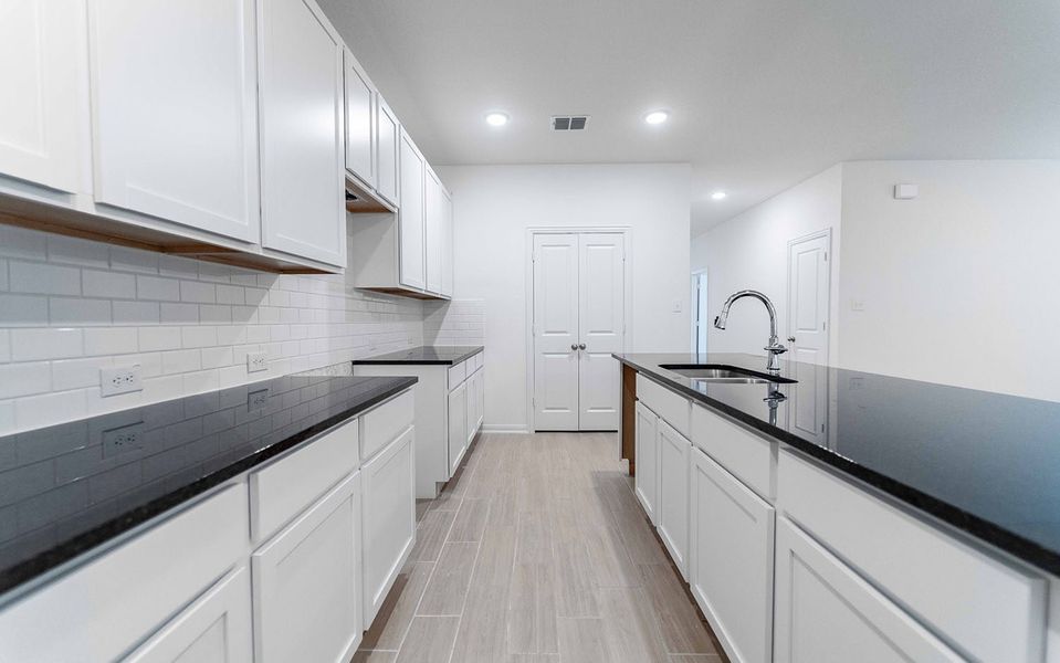 Furnished interior view inside a new home in Hunter's Ranch, San Antonio (Image 4).
