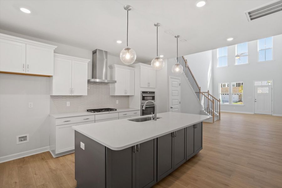 Furnished interior view inside a new home in Ovation at Sweetbrier, Durham (Image 7).