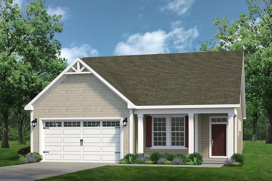 Representative exterior photo of a completed home built from the The Wren by Chesapeake Homes in Heritage Park at Longs, Longs, SC (Image 13).