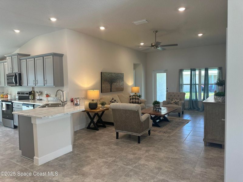 Furnished interior view inside a new home in Hickory Ridge, Cocoa, FL, Cocoa (Image 4). Furnished interior view inside a new home in Hickory Ridge, Cocoa, FL, Cocoa (Image 4).