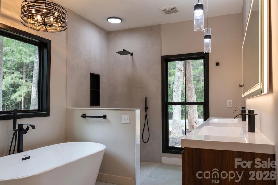Furnished interior view inside a new home in , Rutherfordton (Image 10).