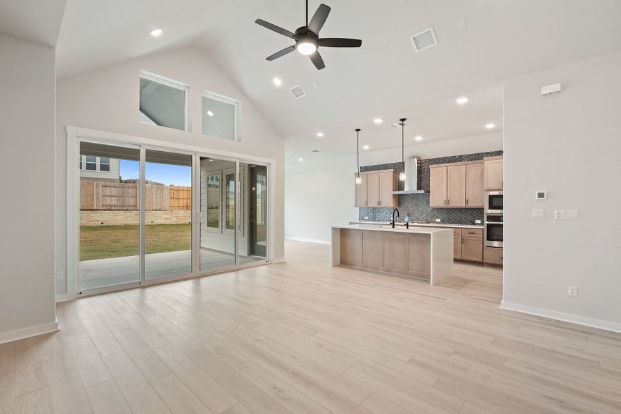 Spacious, unfurnished interior of a new home in Lariat, Liberty Hill (Image 36). Spacious, unfurnished interior of a new home in Lariat, Liberty Hill (Image 36).