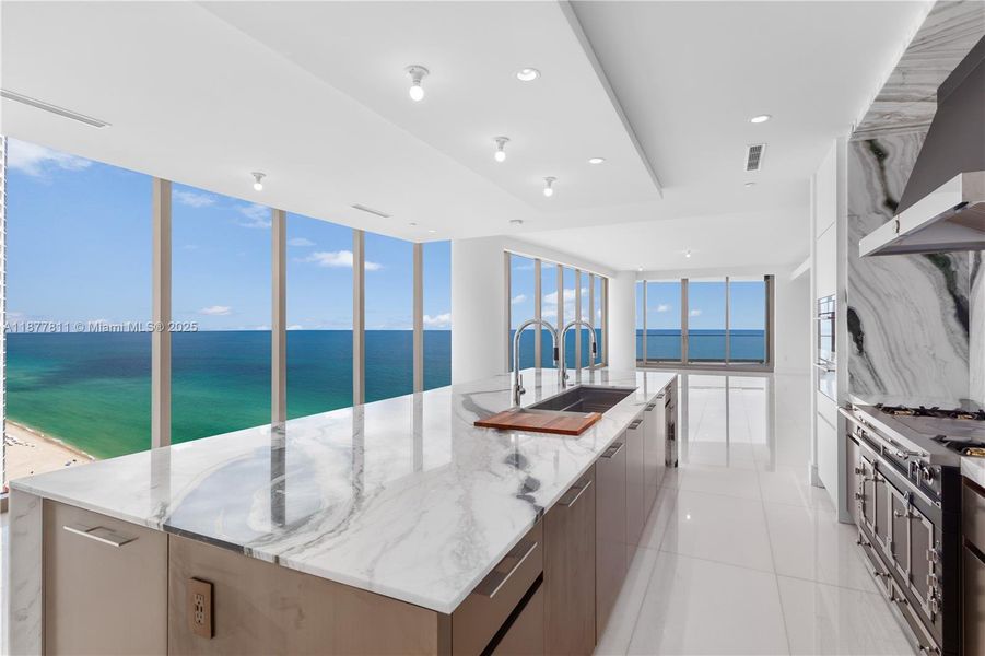 Furnished interior view inside a new home in , Sunny Isles Beach (Image 9).