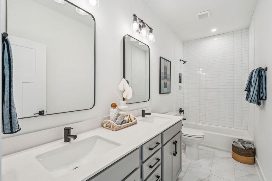 Furnished interior view inside a new home in Waterloo Estates, Johns Island (Image 11).
