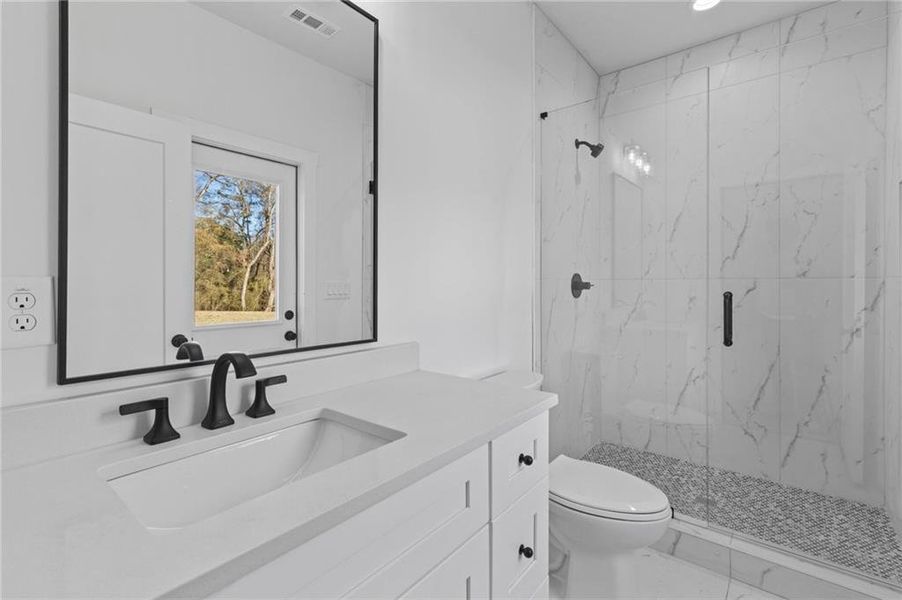 Furnished interior view inside a new home in , Buford (Image 42).