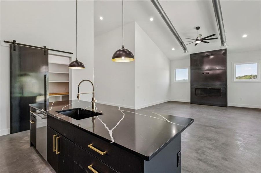 Furnished interior view inside a new home in , Marietta (Image 12).