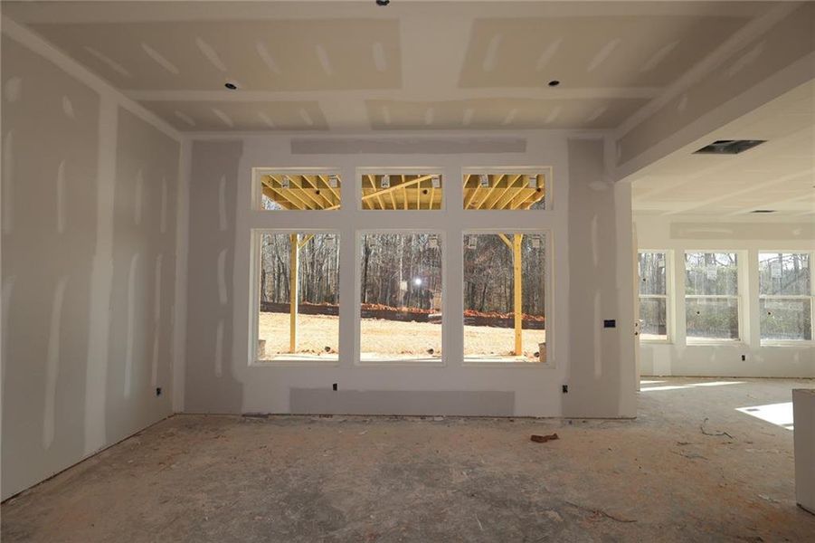 In-progress construction of a new home in Meadow Brook Farms, Cumming, GA (Image 5).