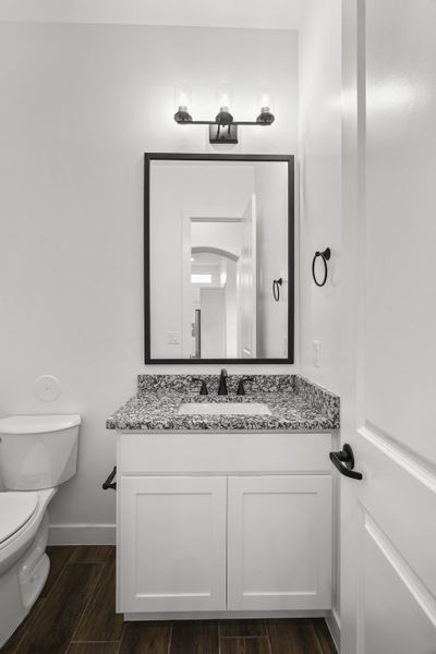 Representative furnished interior of a home built from the Scottsdale by LEH. Homes in Verdancia, El Paso (Image 20).