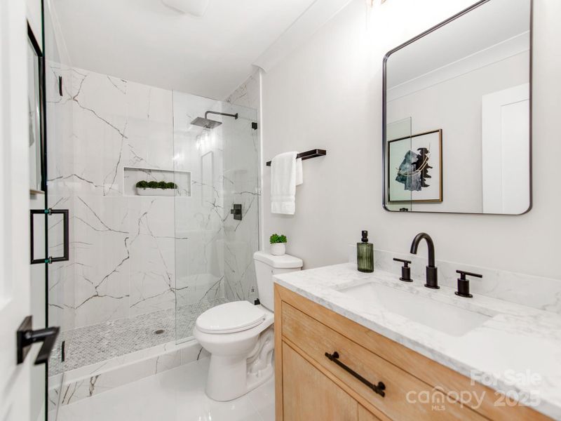 Furnished interior view inside a new home in , Charlotte (Image 28).