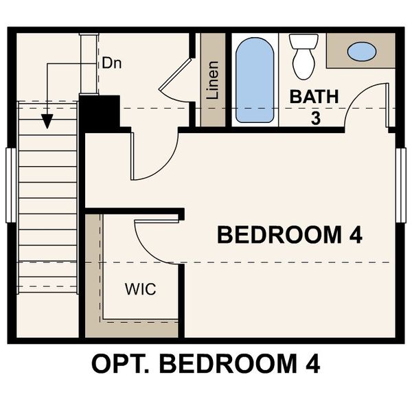 2D floor plan layout of this home in Windler, Aurora, CO (Image 4).