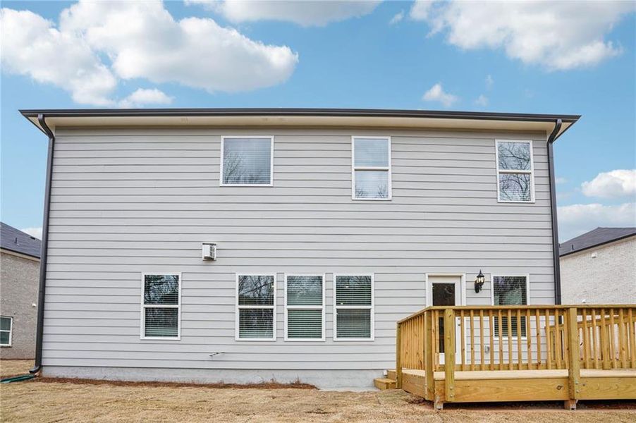 Exterior details and patio area of a home in Hemingway - Reserve Series, Cumming (Image 31).