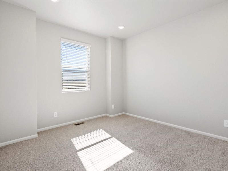 Spacious, unfurnished interior of a new home in Buffalo Highlands: The Canyon Collection, Commerce City (Image 13). Spacious, unfurnished interior of a new home in Buffalo Highlands: The Canyon Collection, Commerce City (Image 13).
