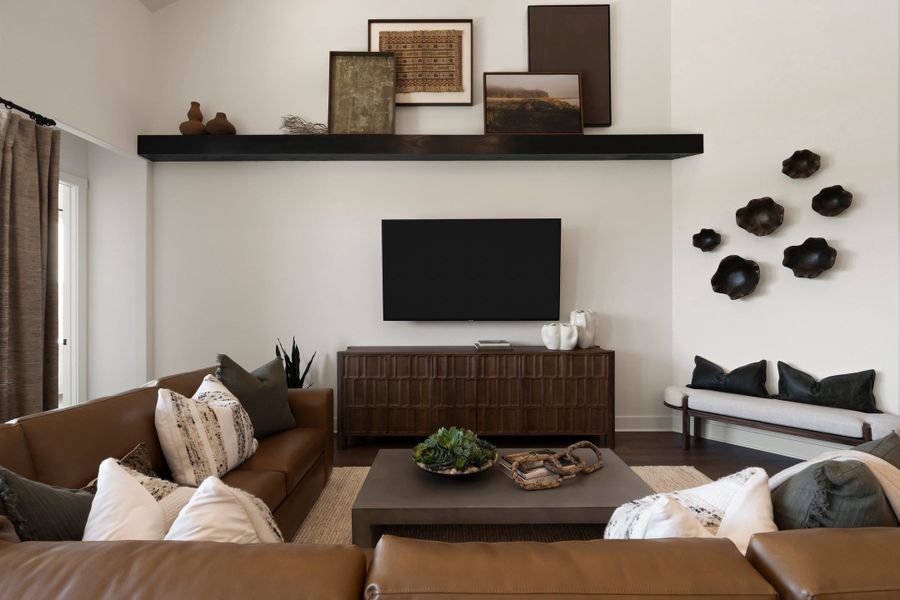 Furnished interior view inside a new home in Lagos Reserve, Manor (Image 16).