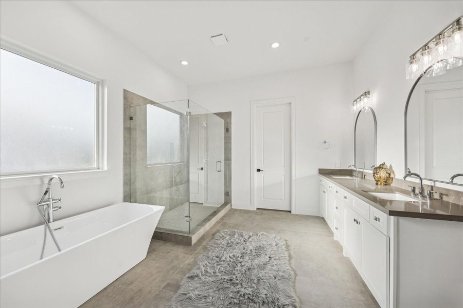 Furnished interior view inside a new home in , Houston (Image 13).