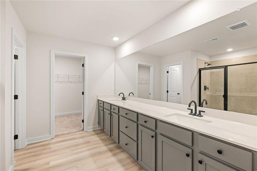 Furnished interior view inside a new home in Reserve at Gum Springs, Jefferson (Image 9). Furnished interior view inside a new home in Reserve at Gum Springs, Jefferson (Image 9).