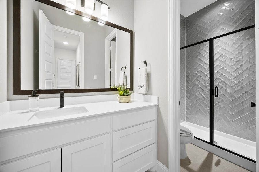 Furnished interior view inside a new home in Brookshire at Legacy Hills, Celina (Image 8).