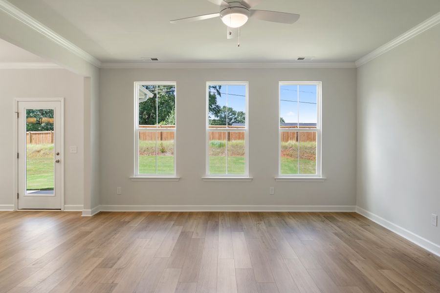 Spacious, unfurnished interior of a new home in Landmark Commons, Boiling Springs (Image 15). Spacious, unfurnished interior of a new home in Landmark Commons, Boiling Springs (Image 15).