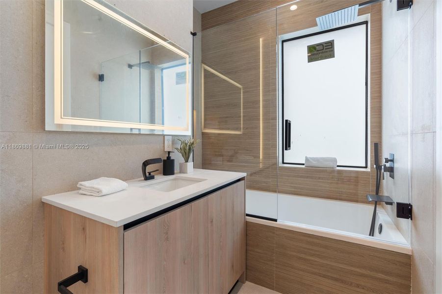 Furnished interior view inside a new home in , Fort Lauderdale (Image 8).