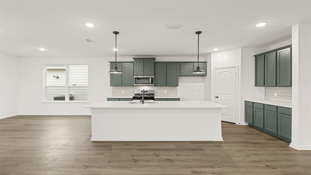 Furnished interior view inside a new home in Waterscape 40s, Royse City (Image 3). Furnished interior view inside a new home in Waterscape 40s, Royse City (Image 3).