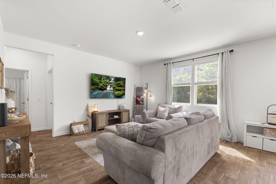 Furnished interior view inside a new home in Entrada, St. Augustine (Image 7). Furnished interior view inside a new home in Entrada, St. Augustine (Image 7).