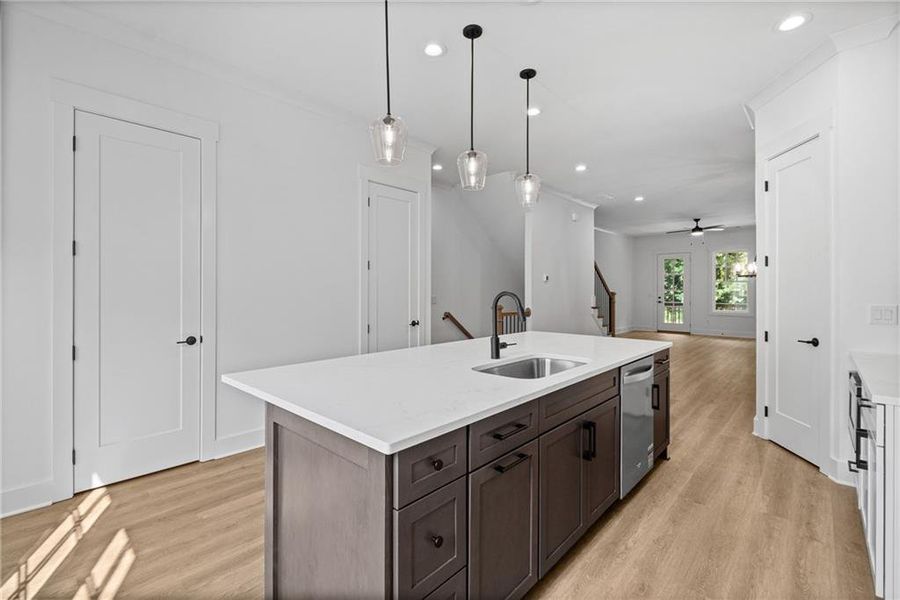Furnished interior view inside a new home in , Kennesaw (Image 6).